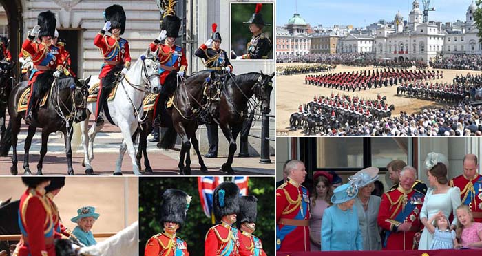 Ratu Elizabeth II Ultah, Pewaris Tahta Inggris Parade Militer